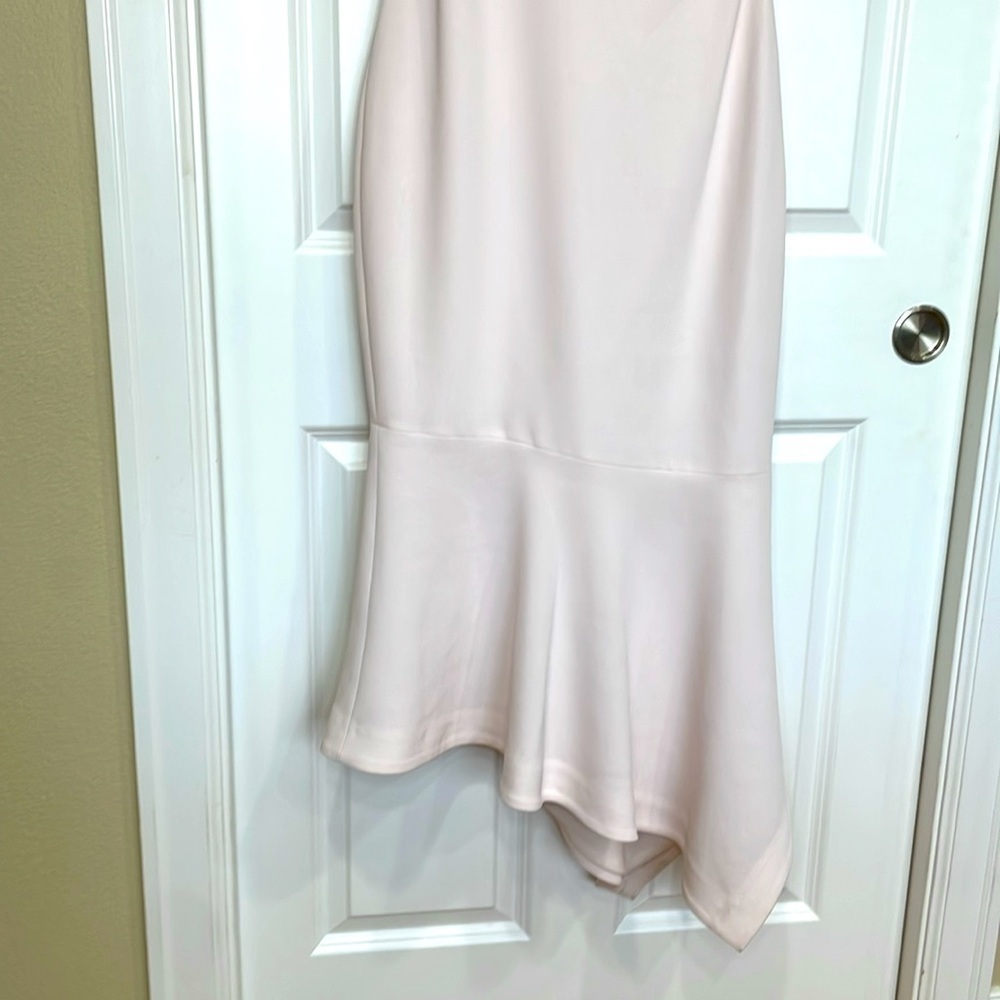 Cinq à Sept Dulcina One Shoulder Midi Formal Dress Size 6 Pink NWT Wedding Party - Picture 6 of 16